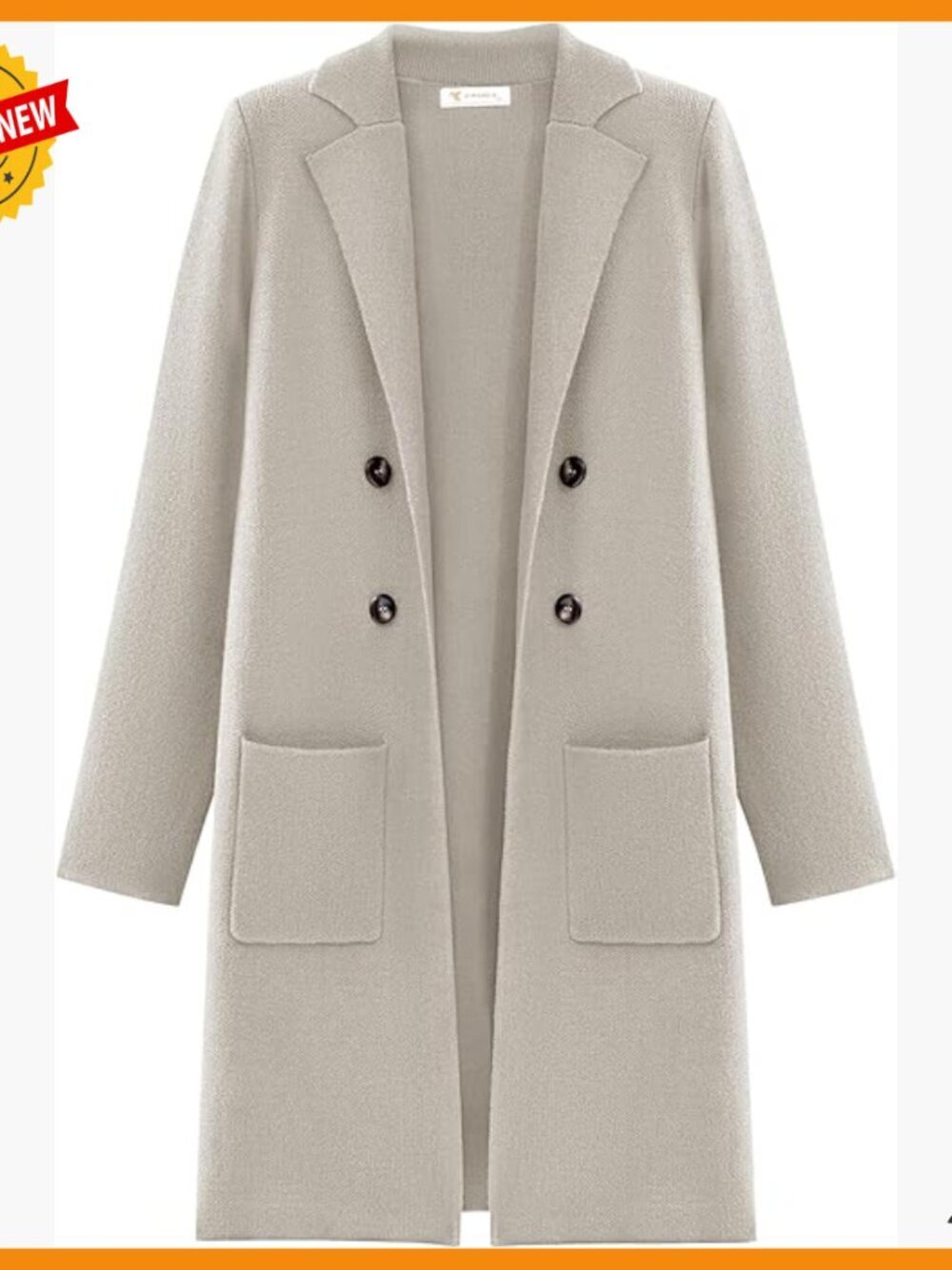 Long Cardigan Sweater Open Front Knit Coatigan Business Casual Winter